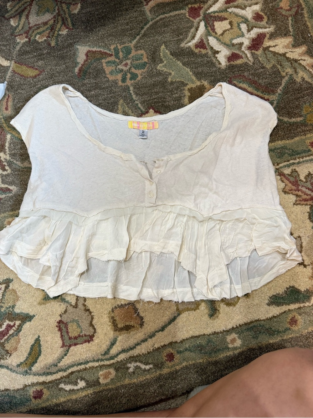 Urban Outfitters Cropped Henley
